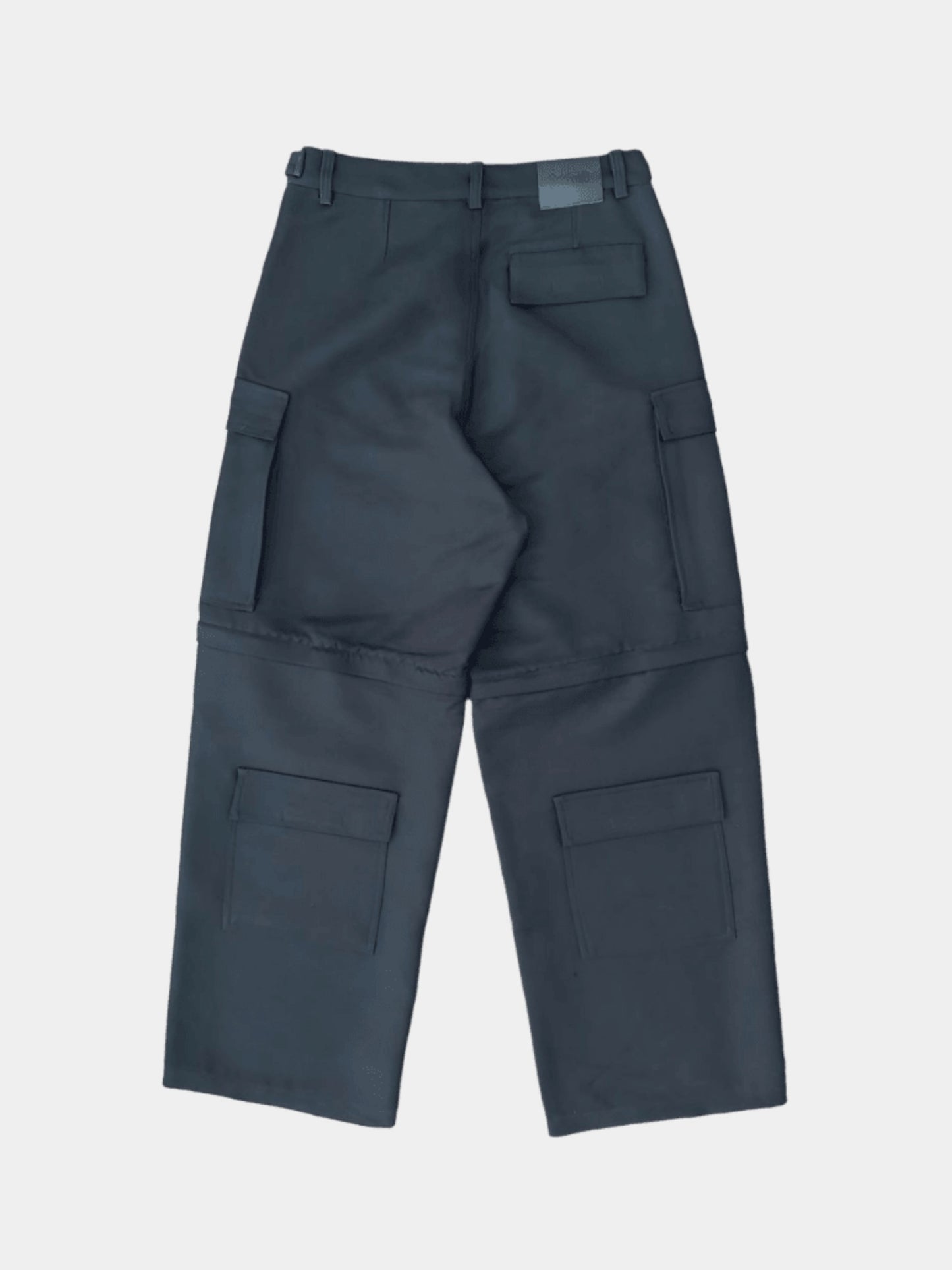 2-IN-1 / OVERSIZE CARGO PANTS (BLACK)