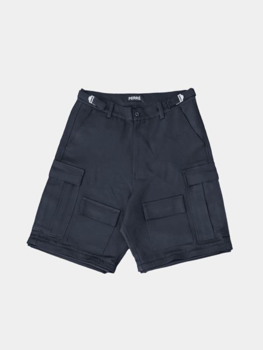 OVERSIZE CARGO SHORTS (BLACK)