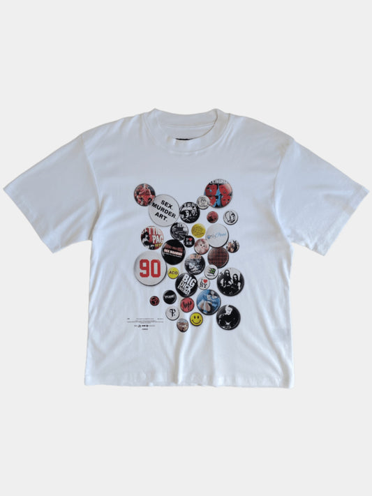 BADGE / SHORT SLEEVE TEE (WHITE)