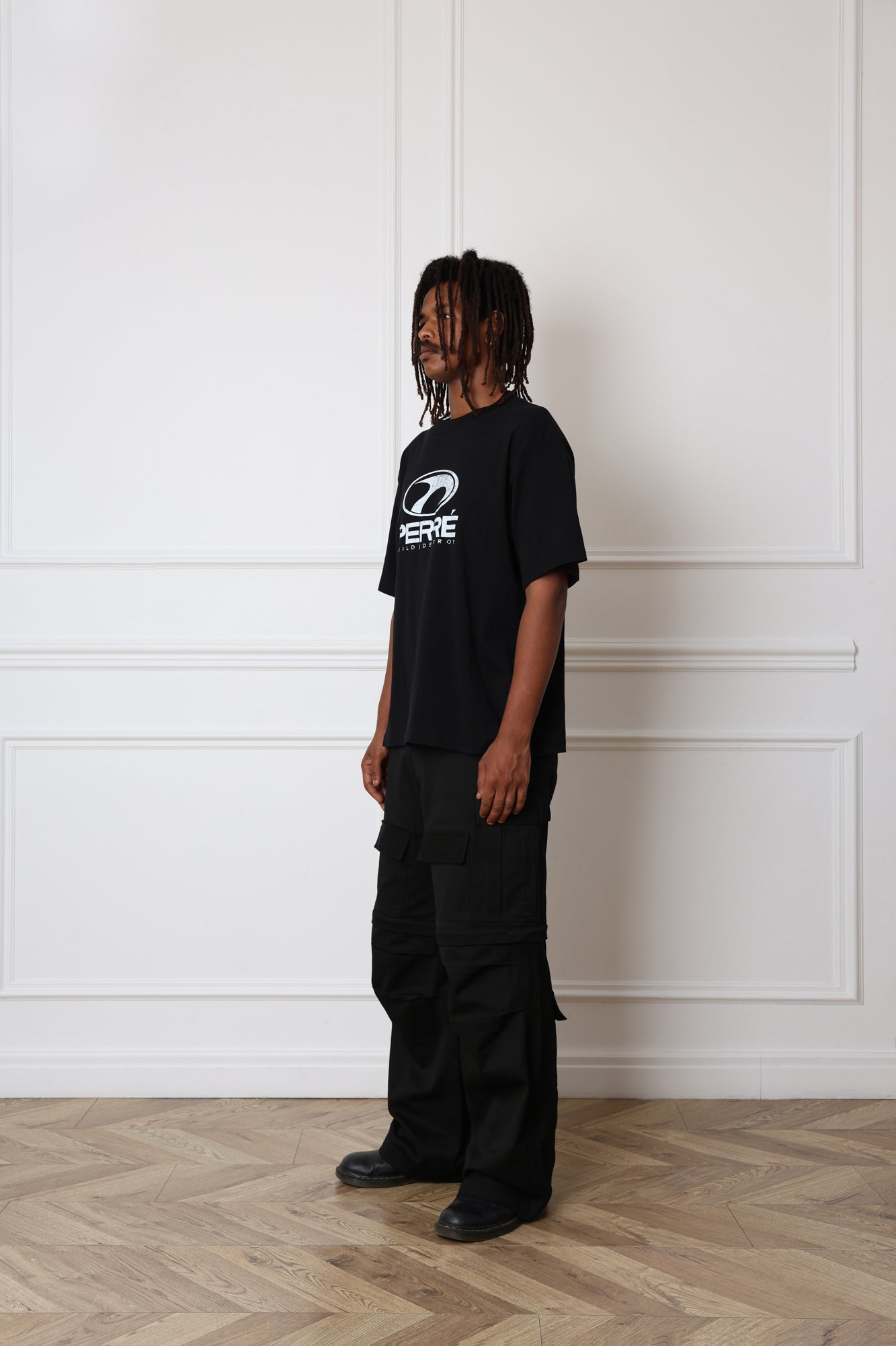 2-IN-1 / OVERSIZE CARGO PANTS (BLACK)