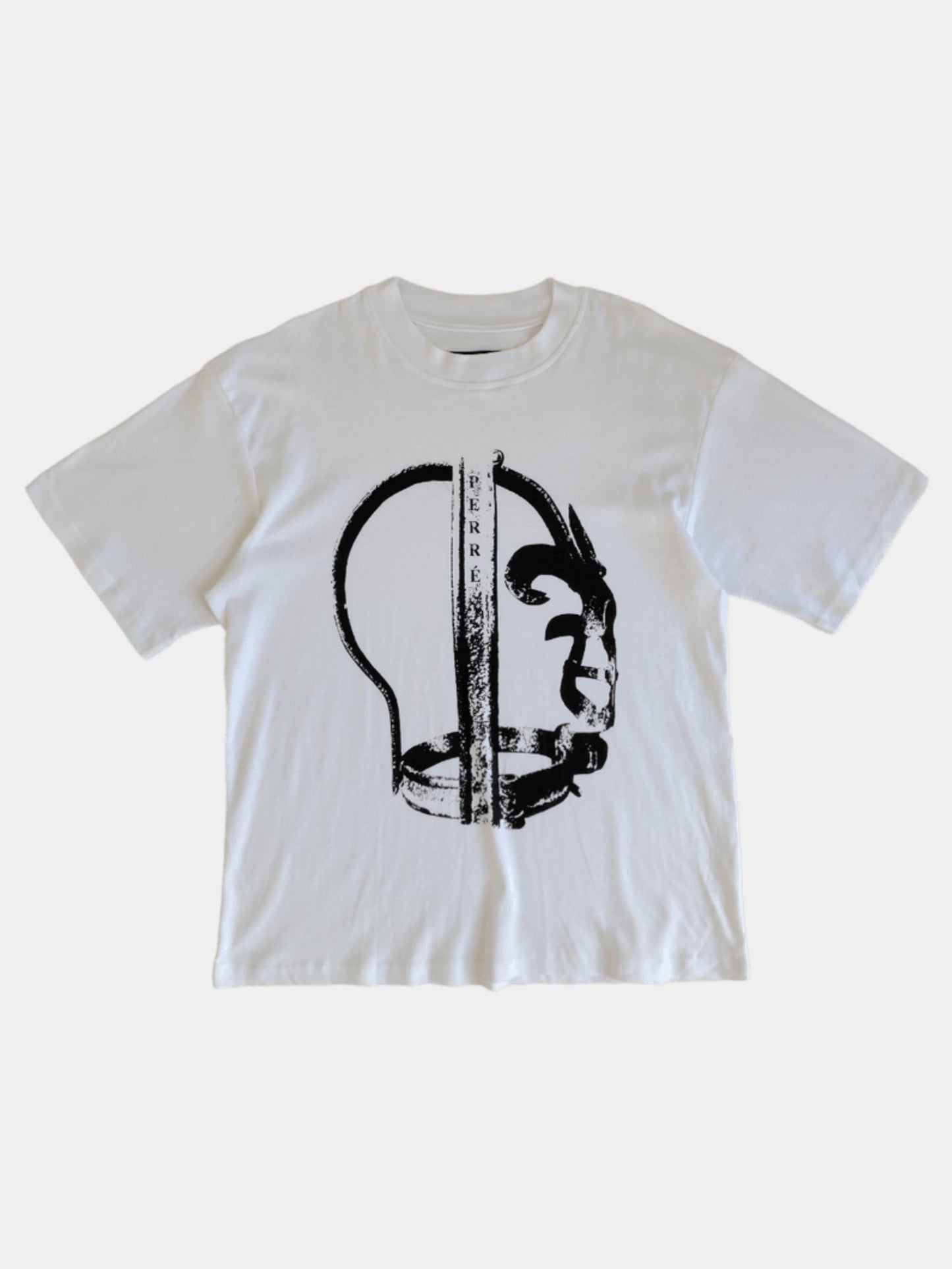 MASK / SHORT SLEEVE TEE (WHITE)