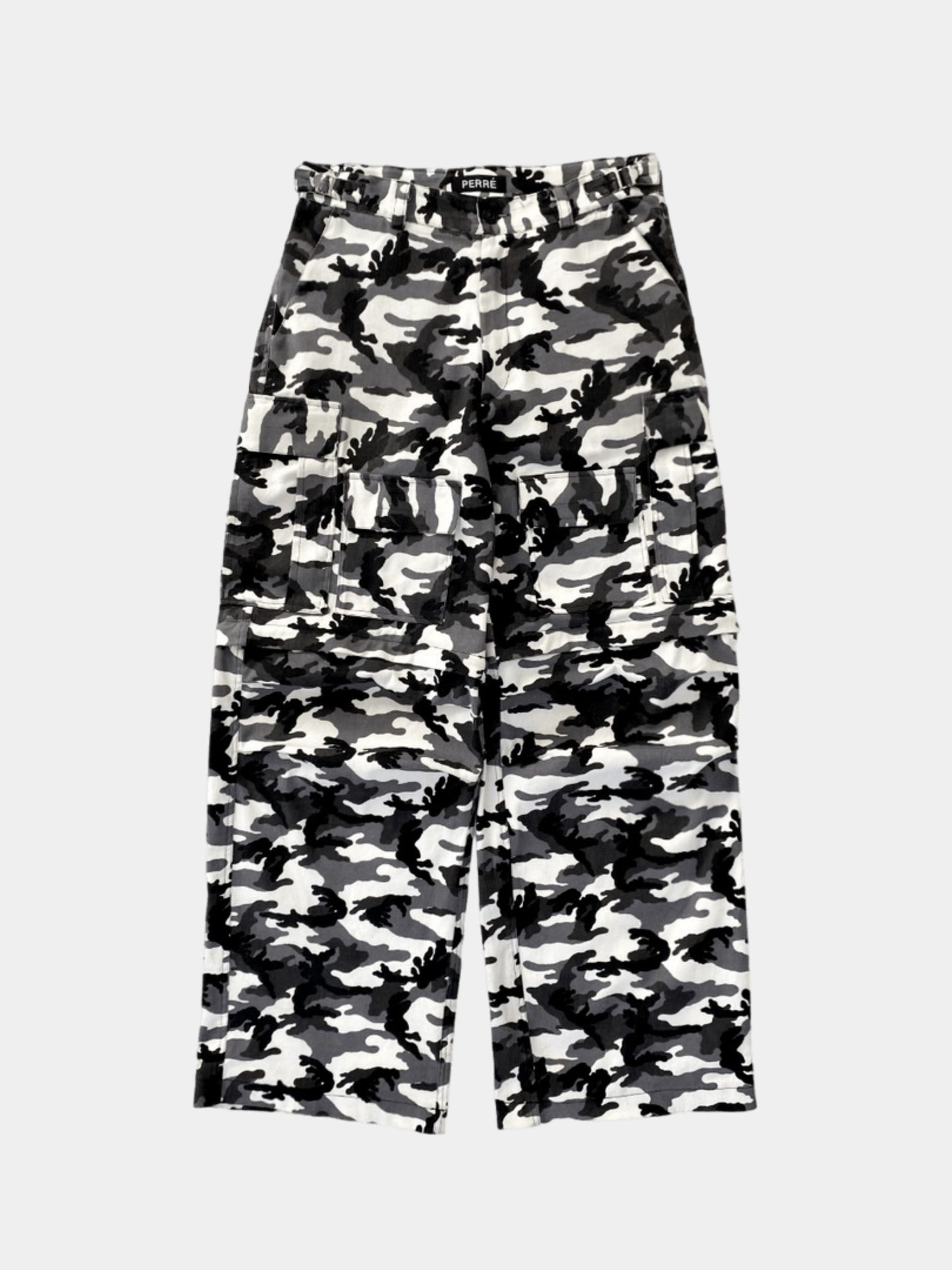 2-IN-1 / OVERSIZE CARGO PANTS (SCHNEETARN CAMOUFLAGE)