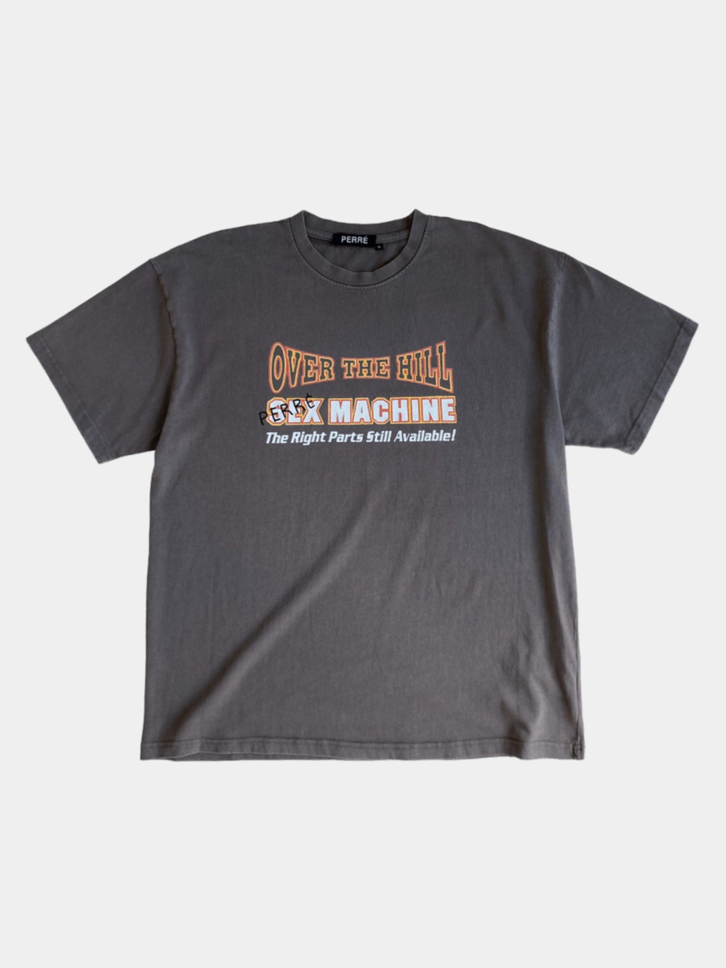 SEX MACHINE / SHORT SLEEVE TEE (WASH GREY)