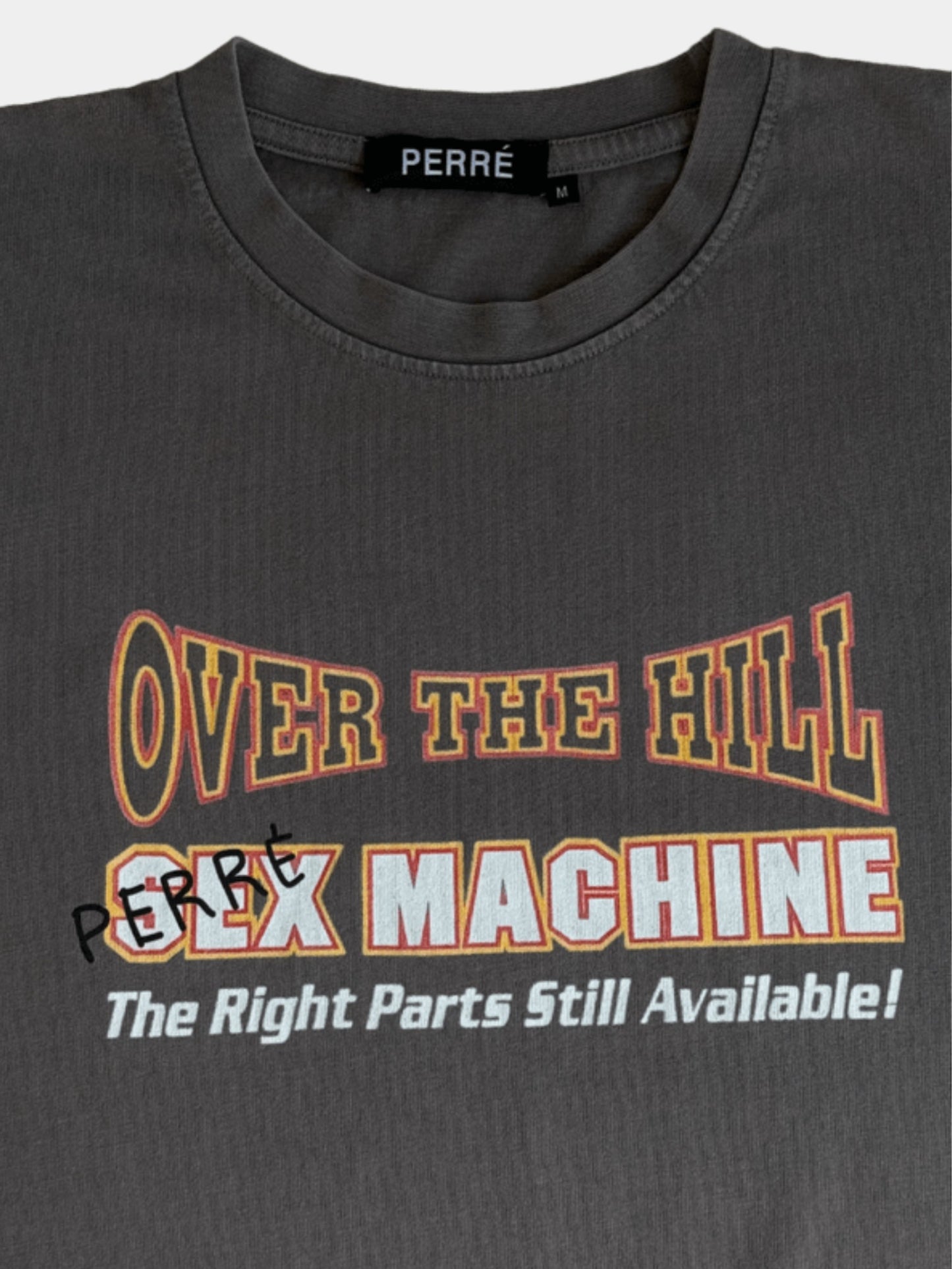 SEX MACHINE / SHORT SLEEVE TEE (WASH GREY)